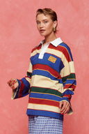 karavan fall winter 26' collection roxana longsleeve lemon blue burgundy lines