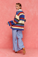 karavan fall winter 26' collection roxana longsleeve lemon blue burgundy lines