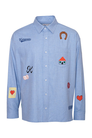 karavan clothing fashion fall winter 25 homecoming men collection bernard shirt light blue