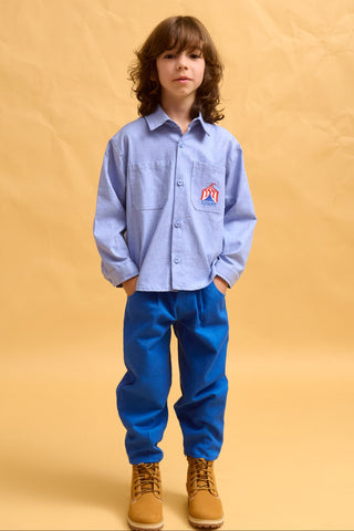 karavan clothing fashion fall winter 25 homecoming rookies collection albus shirt light blue