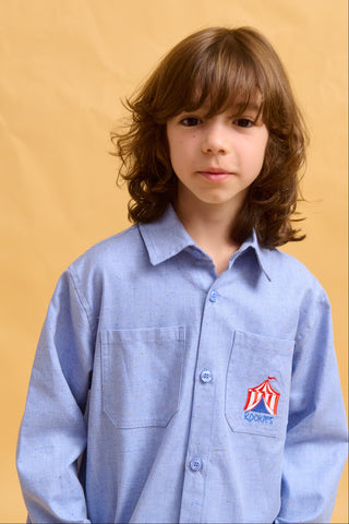 karavan clothing fashion fall winter 25 homecoming rookies collection albus shirt light blue