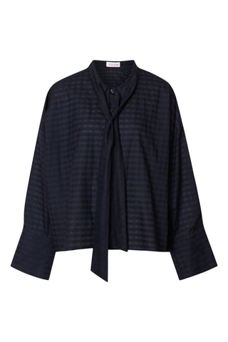 karavan clothing fashion fall winter 25 homecoming krvn collection bettina shirt black