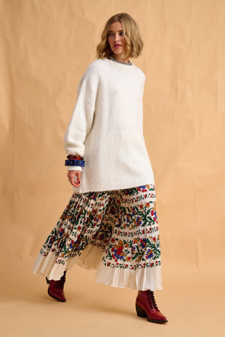 karavan clothing fashion fall winter 25 homecoming collection beverly skirt ivory