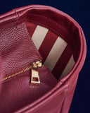 karavan fall winter 26' collection billie bag leather burgundy