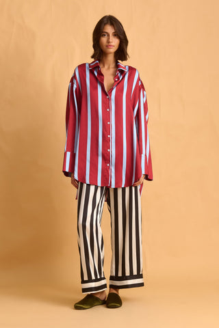 karavan clothing fashion fall winter 25 homecoming homeware collection black and white stripes pants