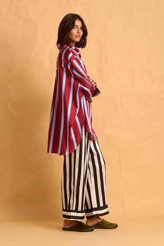 karavan clothing fashion fall winter 25 homecoming homeware collection black and white stripes pants