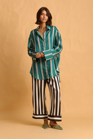 karavan clothing fashion fall winter 25 homecoming homeware collection black and white stripes pants