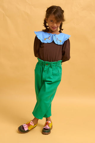 karavan clothing fashion fall winter 25 homecoming rookies collection bloofy trousers green