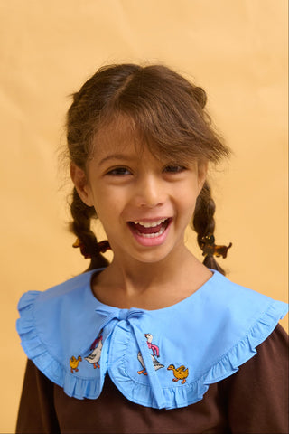 karavan clothing fashion fall winter 25 homecoming rookies collection bubbles blouse brown