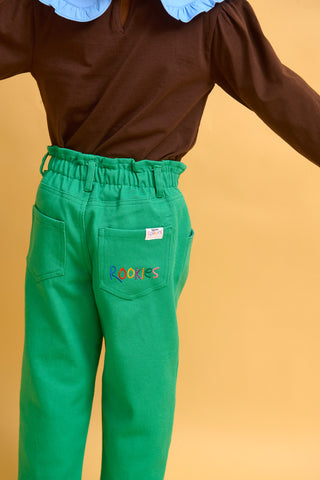 karavan clothing fashion fall winter 25 homecoming rookies collection bloofy trousers green