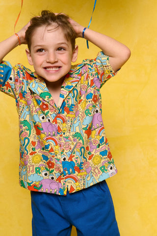 karavan clothing fashion spring summer 26 rookies collection sylvester shirt doodle