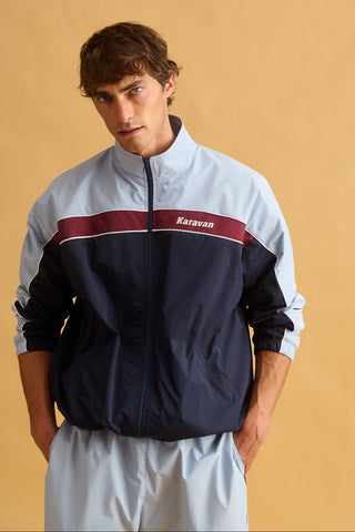 karavan clothing fashion fall winter 25 homecoming men collection rasty jacket dark blue ciel