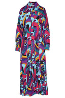 karavan fall winter 26' collection brandy dress magenta motif