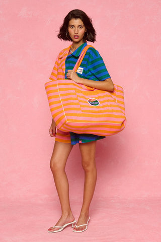 karavan clothing fashion spring summer 26 nai weekendwear collection luisa beach bag pink orange