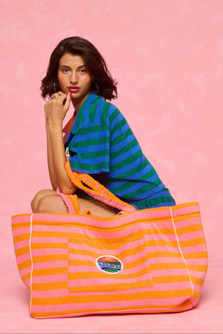 karavan clothing fashion spring summer 26 nai weekendwear collection luisa beach bag pink orange
