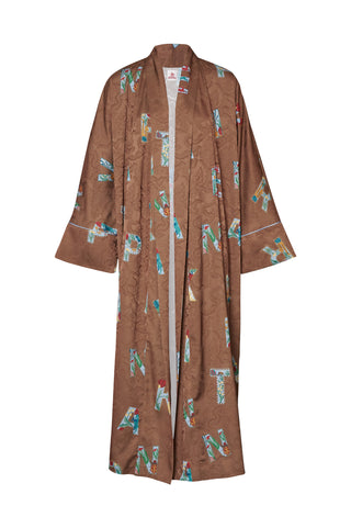 karavan clothing fashion fall winter 25 homecoming homeware collection letters robe brown