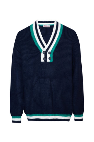 karavan clothing fashion fall winter 25 homecoming men collection bruce pullover blue