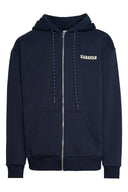 karavan men fall winter 26' collection bruno zip hoodie blue
