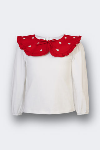 karavan clothing fashion fall winter 25 homecoming rookies collection bubble blouse white