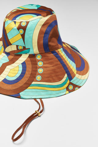 karavan clothing fashion spring summer 26 nai collection roxy hat abstract brown