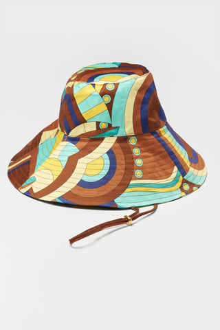 karavan clothing fashion spring summer 26 nai collection roxy hat abstract brown