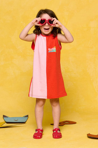 karavan clothing fashion spring summer 26 rookies collection bunny dress candy pink tomato red