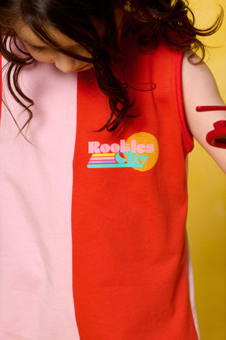 karavan clothing fashion spring summer 26 rookies collection bunny dress candy pink tomato red