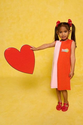 karavan clothing fashion spring summer 26 rookies collection bunny dress candy pink tomato red