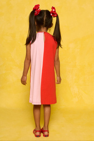 karavan clothing fashion spring summer 26 rookies collection bunny dress candy pink tomato red