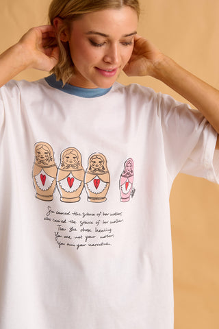 karavan clothing fashion fall winter 25 homecoming homeware collection babushka tee