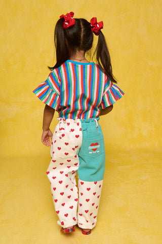 karavan clothing fashion spring summer 26 rookies collection helga tee multicolor stripes