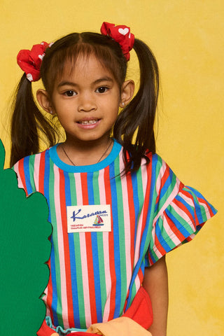 karavan clothing fashion spring summer 26 rookies collection helga tee multicolor stripes