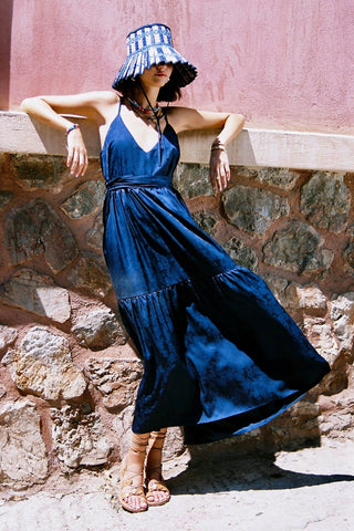 karavan clothing fashion spring summer 26 nai special issue collection ida dress dark blue