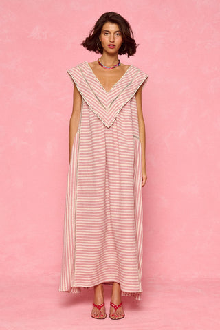 karavan clothing fashion spring summer 26 nai weekendwear collection callie dress red lines