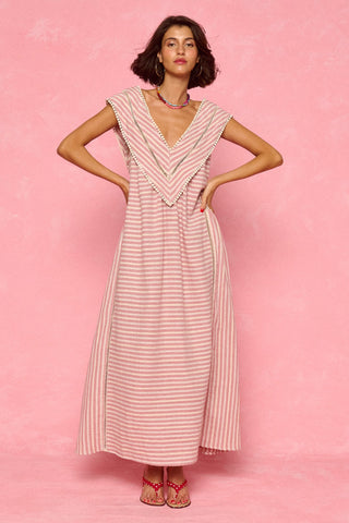 karavan clothing fashion spring summer 26 nai weekendwear collection callie dress red lines