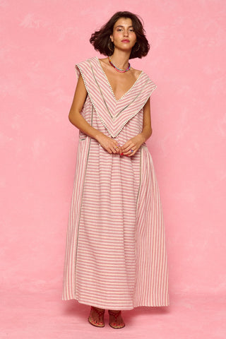 karavan clothing fashion spring summer 26 nai weekendwear collection callie dress red lines