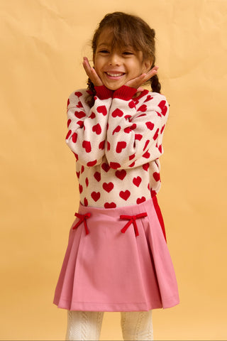 karavan clothing fashion fall winter 25 homecoming rookies collection callisto skort pink red