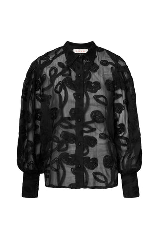 karavan clothing fashion fall winter 25 krvn homecoming collection cansu shirt black