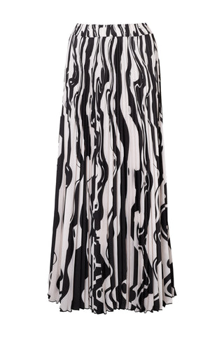 karavan clothing fashion fall winter 25 krvn homecoming collection carita skirt wavy black white