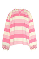 karavan fall winter 26' collection carla sweater pink ivory lines