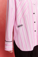 karavan fall winter 26' collection maxine shirt pink stripes