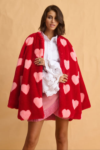 karavan clothing fashion fall winter 25 homecoming collection noah coat red pink hearts