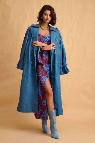 karavan clothing fashion fall winter 25 homecoming collection carter dress paisley brown turquoise