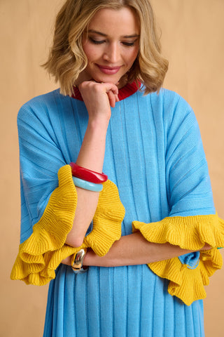 karavan clothing fashion fall winter 25 homecoming collection casey knitted dress light blue