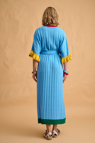 karavan clothing fashion fall winter 25 homecoming collection casey knitted dress light blue