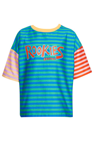 karavan clothing fashion spring summer 26 rookies collection casper tee multicolor stripes
