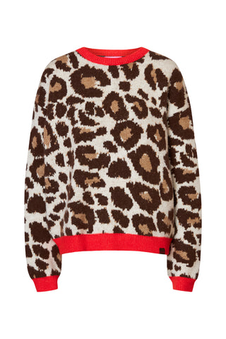 karavan clothing fashion fall winter 25 homecoming collection cassandra knitted pullover leopard