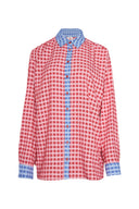 karavan fall winter 26' collection cassy shirt checked red