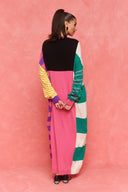 karavan fall winter 26' collection cecilia knitted dress pink black