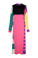 karavan fall winter 26' collection cecilia knitted dress pink black